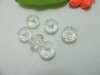 20 Faceted Clear Crystal European Beads 14x9mm 20 Faceted Clear Crystal European Beads 14x9mm
