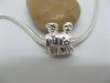 20 Silver Lover Thread European Beads pa-m110 20 Silver Lover Thread European Beads pa-m110