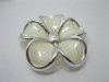 20Pcs Pearl Ivory Frangipani Hairclip Jewelry Finding Beads 48mm 20Pcs Pearl Ivory Frangipani Hairclip Jewelry Finding Beads 48mm