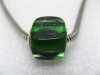 50 Green Murano Cube Glass European Beads be-g266 50 Green Murano Cube Glass European Beads be-g266