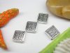 50pcs Metal Square Beads yw-ac-mb12