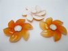20Pcs Orange Flower Hairclip Jewelry Finding Beads 6cm 20Pcs Orange Flower Hairclip Jewelry Finding Beads 6cm