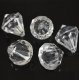170Pcs Clear Diamond Bead Finding Wedding Decoration 20x19mm 170Pcs Clear Diamond Bead Finding Wedding Decoration 20x19mm