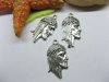 20pcs Man's Head Metal Charms yw-ac-mc94