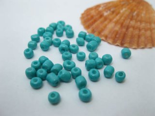 1Bags X 5000Pcs Opaque Glass Seed Beads 3.5-4mm Turquoise