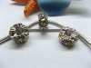 20 Thread European Beads with Yellow Rhinestone 20 Thread European Beads with Yellow Rhinestone