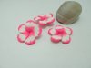 50Pcs Pink Fimo Beads Frangipani Flower Jewellery Finding 40mm 50Pcs Pink Fimo Beads Frangipani Flower Jewellery Finding 40mm