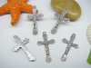 50Pcs Metal Cross Pendant Charm 34mm Long Jewelry Finding 50Pcs Metal Cross Pendant Charm 34mm Long Jewelry Finding