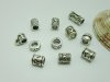 200Pcs New Alloy European Beads no Thread Assorted