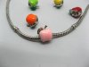 20 Metal Enamel Apple Thread European Beads 20 Metal Enamel Apple Thread European Beads
