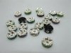 20X Rhinestone Rondelle Spacers Beads 7x3mm Mixed 20X Rhinestone Rondelle Spacers Beads 7x3mm Mixed