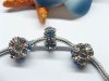 20 Thread European Beads with SkyBlue Rhinestone 20 Thread European Beads with SkyBlue Rhinestone