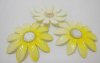 20Pcs Yellow Blossom Sunflower Hairclip Jewelry Finding Beads 6c 20Pcs Yellow Blossom Sunflower Hairclip Jewelry Finding Beads 6c
