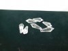 490 Clear Faceted Bead Pendant Jewellery Finding 30x9mm