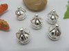 20 Silver Tiaras Thread European Beads pa-m113