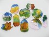 50 Assorted Coloured Glaze Pendants pd-gd-ch1