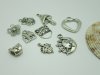 100Pcs New Metal Charms Bead Pendant Jewelry Finding Assorted