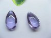 27 Light Purple Teardrop Crystal Pendants pd-gd28