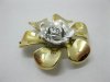 20Pcs Rose Hairclip Jewelry Finding Beads 50mm