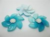 20Pcs Blue Flower Hairclip Jewelry Finding Beads 6cm 20Pcs Blue Flower Hairclip Jewelry Finding Beads 6cm