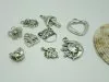 100Pcs New Metal Charms Bead Pendant Jewelry Finding Assorted 100Pcs New Metal Charms Bead Pendant Jewelry Finding Assorted