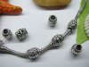 20pcs Tibetan Silver Barrel Beads Fit European Beads yw-pa-mb163