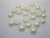 750Pcs 12mm Ivory Semi-Circle Simulated Pearl Bead 750Pcs 12mm Ivory Semi-Circle Simulated Pearl Bead