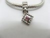50 Alloy European Thread Beads With Square Dangle ac-sp434 50 Alloy European Thread Beads With Square Dangle ac-sp434