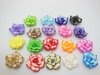 100 Fimo Rose Flower Beads Jewellery Findings Mixed Color