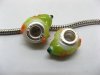 50 Lovely Forg Glass European Beads be-g427