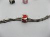20 Metal Cube Enamel Heart Thread European Beads 20 Metal Cube Enamel Heart Thread European Beads
