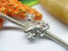 10 Silver Thread European Beads pa-m219 10 Silver Thread European Beads pa-m219