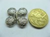100 Tibetan Silver Round Bali Style Spacer Beads ac-ba-sp7 100 Tibetan Silver Round Bali Style Spacer Beads ac-ba-sp7