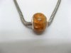 100 Coffee Murano Round Glass European Beads be-g386 100 Coffee Murano Round Glass European Beads be-g386
