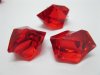 230X Red Acrylic Ice Pieces Stones Wedding Party
