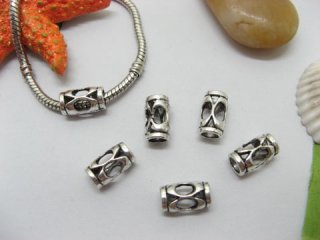 20pcs Tibetan Silver Barrel Beads European Design Yw-pa-mb71