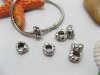 20pcs Tibetan Silver Flower Beads Fit European Beads Yw-pa-mb134