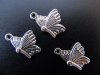 100 Silver Plated Metal Butterfly Beads Pendants 20x14mm 100 Silver Plated Metal Butterfly Beads Pendants 20x14mm