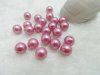 500 Purple Round Simulate Pearl Loose Beads 10mm