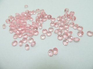 1000 Pink Diamond Confetti 6mm Wedding Table Scatter