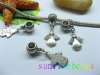 20pcs Tibetan Silver Bail Beads Fit European Beads with Angel