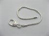 1X Sliver Heart Clasp European Bracelet 20cm ac-str221 1X Sliver Heart Clasp European Bracelet 20cm ac-str221