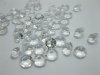 2000 Diamond Confetti 6.5mm Wedding Table Scatter- Transparent