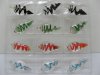 12 Fused Glass Flat Teardrop Pendants Mixed Colour ac-sf381 12 Fused Glass Flat Teardrop Pendants Mixed Colour ac-sf381