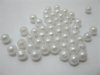 2500 White Round Simulate Pearl Loose Beads 6mm