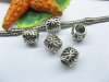 20pcs Tibetan Silver Flower Barrel Beads European Design 20pcs Tibetan Silver Flower Barrel Beads European Design