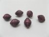 240 Textured Plastic loose beads Jewelry finding