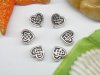 50pcs Metal Big Heart Beads yw-ac-mb34