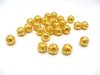 500 Golden Filigree Round Beads 8mm Spacer Finding