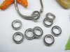 20pcs Tibetan Silver Circle Beads Fit European Beads Yw-pa-mb151